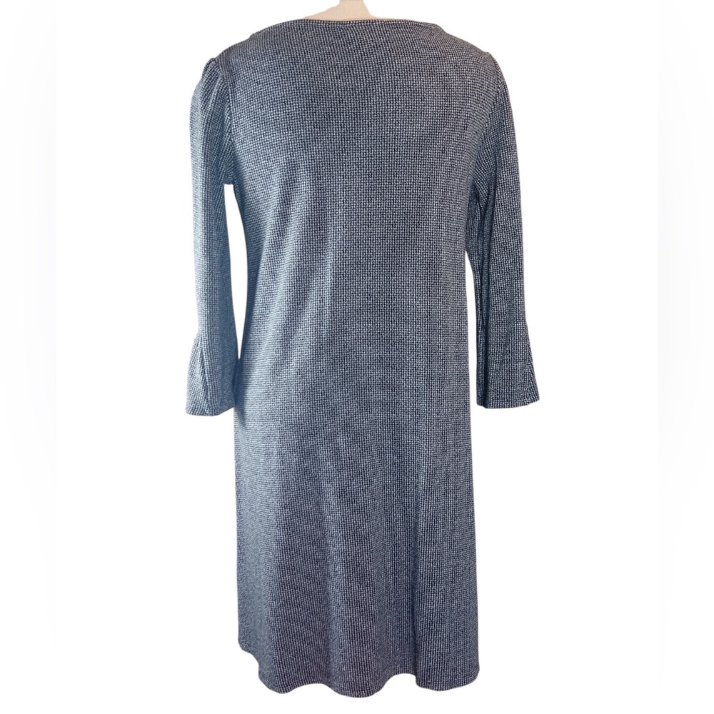 J.‎ Jill A Line Houndstooth Knit Dress Size XS Black and White Heritage P… - Picture 3 of 8